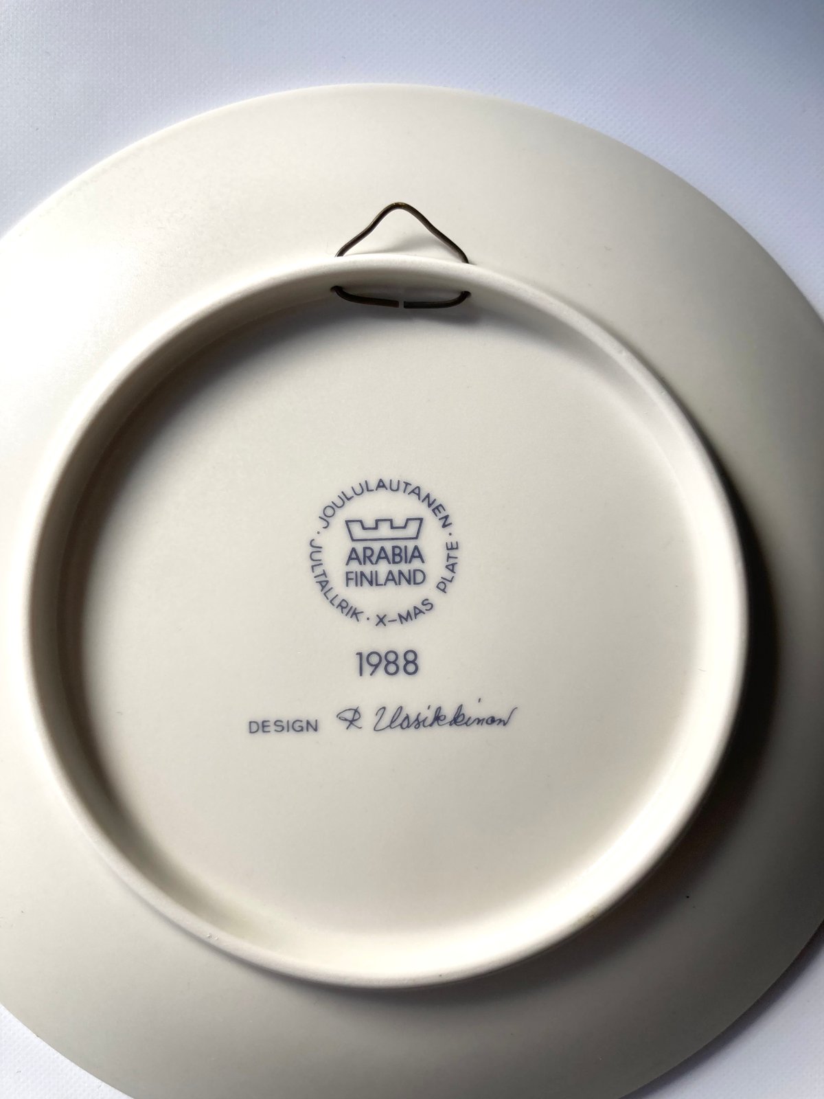 レア！ARABIA アラビアRitari ライヤ・ウォシッキネン 大皿 騎士 ライヤ・ウオシッキネン：Ritari ボウル3 | あやんこふた