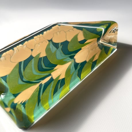 iittala（イッタラ）／ガラスカード・オブジェ／黄色いチューリップ　L