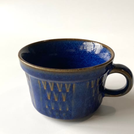 Søholm（スーホルム）／Granit（グラニット）／カップ＆ソーサー／ダークブルー　no.01