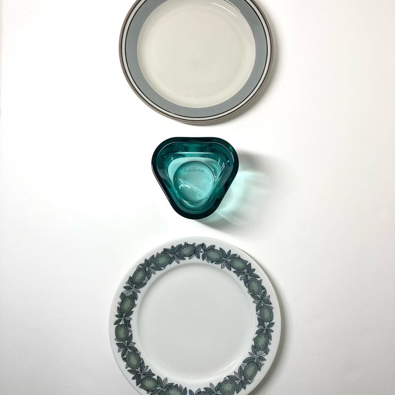 iittala（イッタラ）／TRIS／キャンドルホルダー／シーブルー