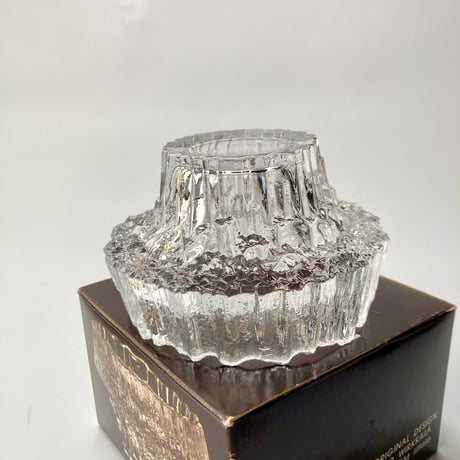 【M様ご確認用】iittala（イッタラ）／Stellaria（ステラリア）／Tapio Wirkkala （タピオ・ヴィルカラ）／キャンドルホルダー／オリジナルボックス付／在庫１点のみ