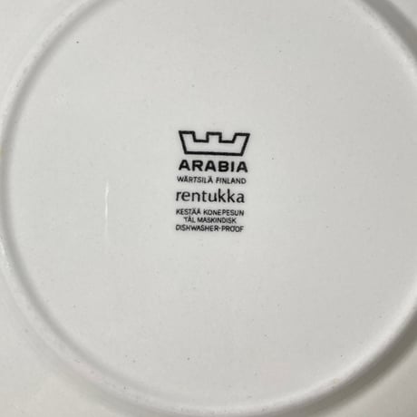 ARABIA（アラビア）／Rentukka（レントゥッカ）／プレート17.5cm　A