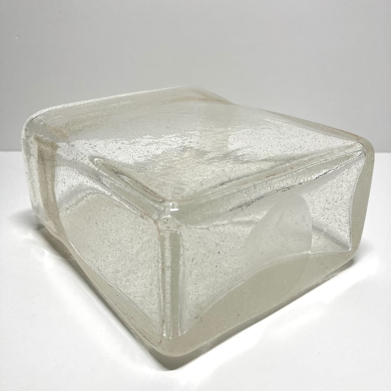 Nuutajarvi ヌータヤルヴィ 70〜80’s フラワーベース 北欧ビンテージガラス/オイバトイッカ/ヌータヤルヴィ/フローラ