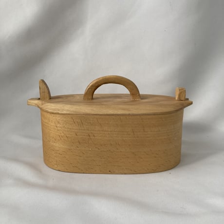 スウェーデンの伝統工芸品／Svepask（スヴァープアスク）／ヴィンテージ／蓋つきランチボックス