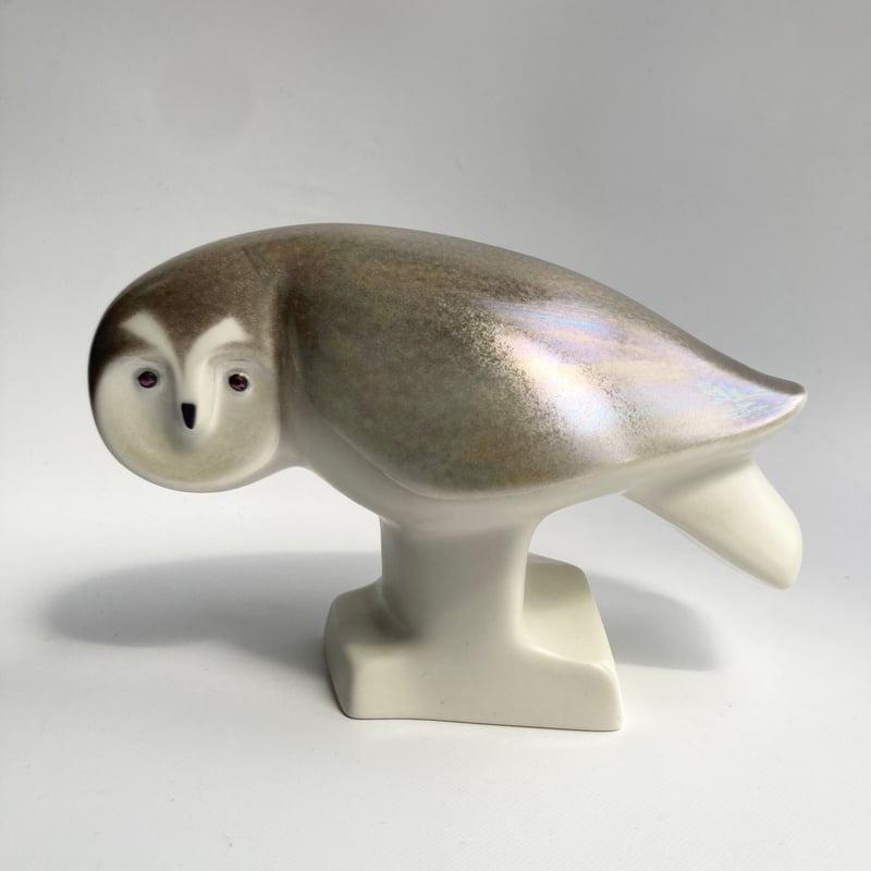 Arabia Lillemor リルモア アラビア 北欧 フクロウ ARABIA（アラビア）／WWF（世界保護基金）とのコラボ／フクロウの置物