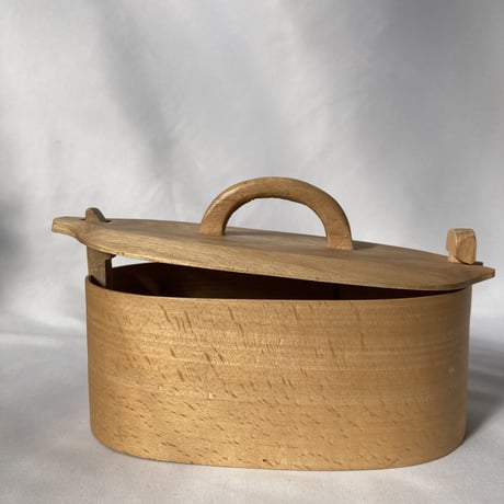 スウェーデンの伝統工芸品／Svepask（スヴァープアスク）／ヴィンテージ／蓋つきランチボックス