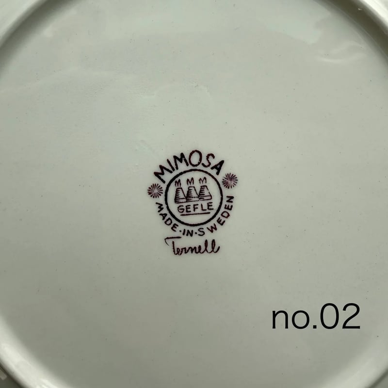 M様ご確認用】 Gefle（ゲフレ）／Mimosa（ミモサ）／プレートφ21cm no