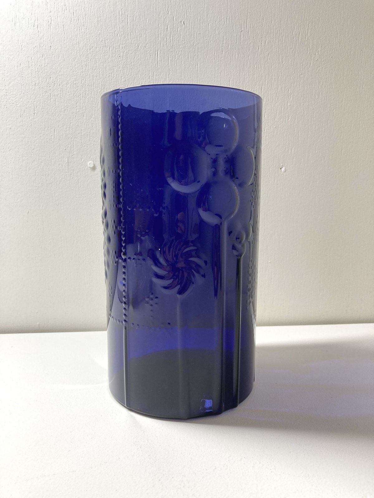 カイ・フランク　KF245　ヌータヤルヴィ　フラワーベース ブルー Kaj Franck/カイ・フランク/KF245/Nuutajarvi/ヌータヤルヴィ/ベース