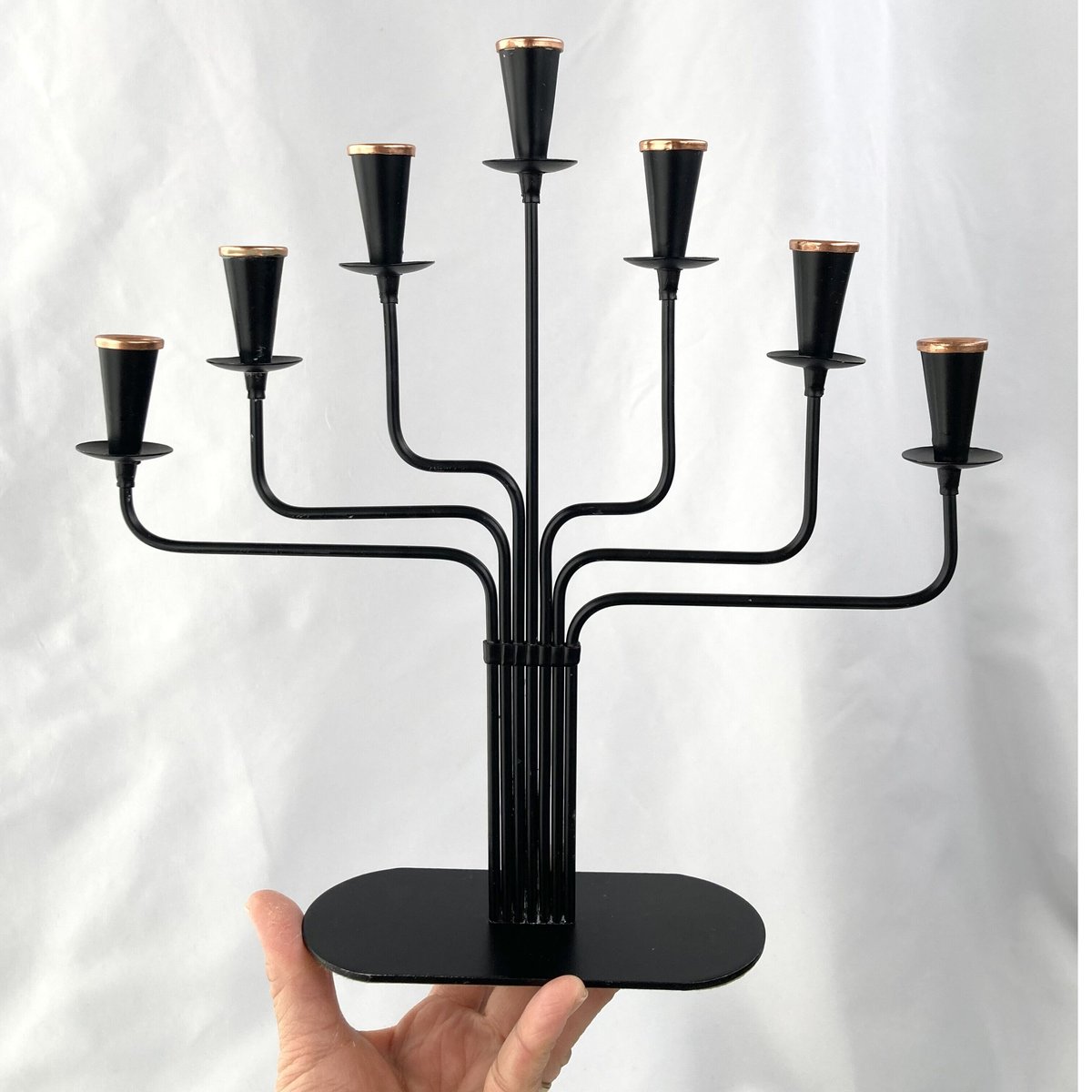 グンナーアンデル　Gunnar Ander　キャンドルホルダー　北欧ヴィンテージ 北欧ヴィンテージ Ystad metall Gunnar Ander 金属とガラスの