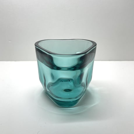 iittala（イッタラ）／TRIS／キャンドルホルダー／シーブルー