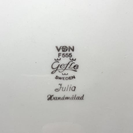 Gefle（ゲフレ）／ Julia（ユリア）／プレート　24cm