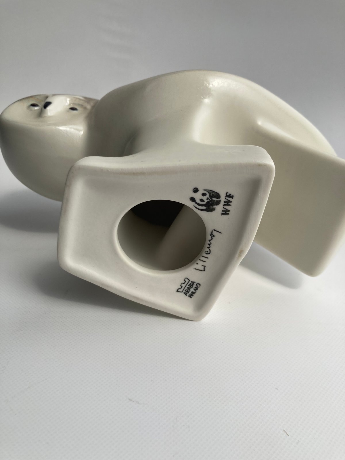 ARABIA（アラビア）／WWF（世界保護基金）とのコラボ／フクロウの置物