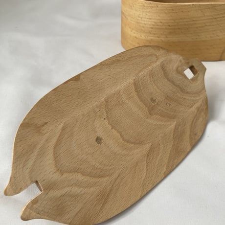 スウェーデンの伝統工芸品／Svepask（スヴァープアスク）／ヴィンテージ／蓋つきランチボックス