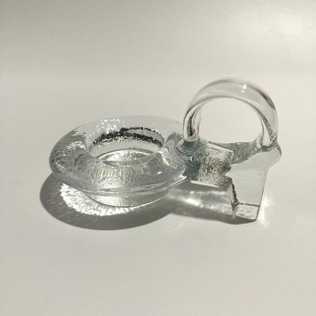 BODA（ボダ）／Bertil Vallien（ヴァ―ティル・ヴァリーン）／ガラス製キャンドルホルダー／角が取手になるやぎ