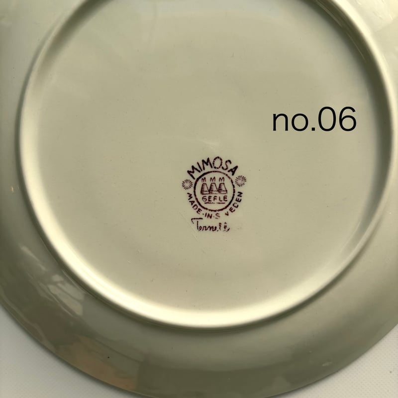 Gefle（ゲフレ）／Mimosa（ミモサ）／プレートφ21cm no.06 | HYGGE