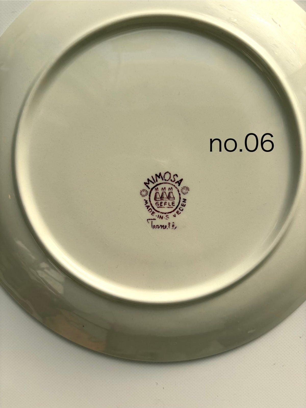 Gefle（ゲフレ）／Mimosa（ミモサ）／プレートφ21cm no.06 | HYGGE