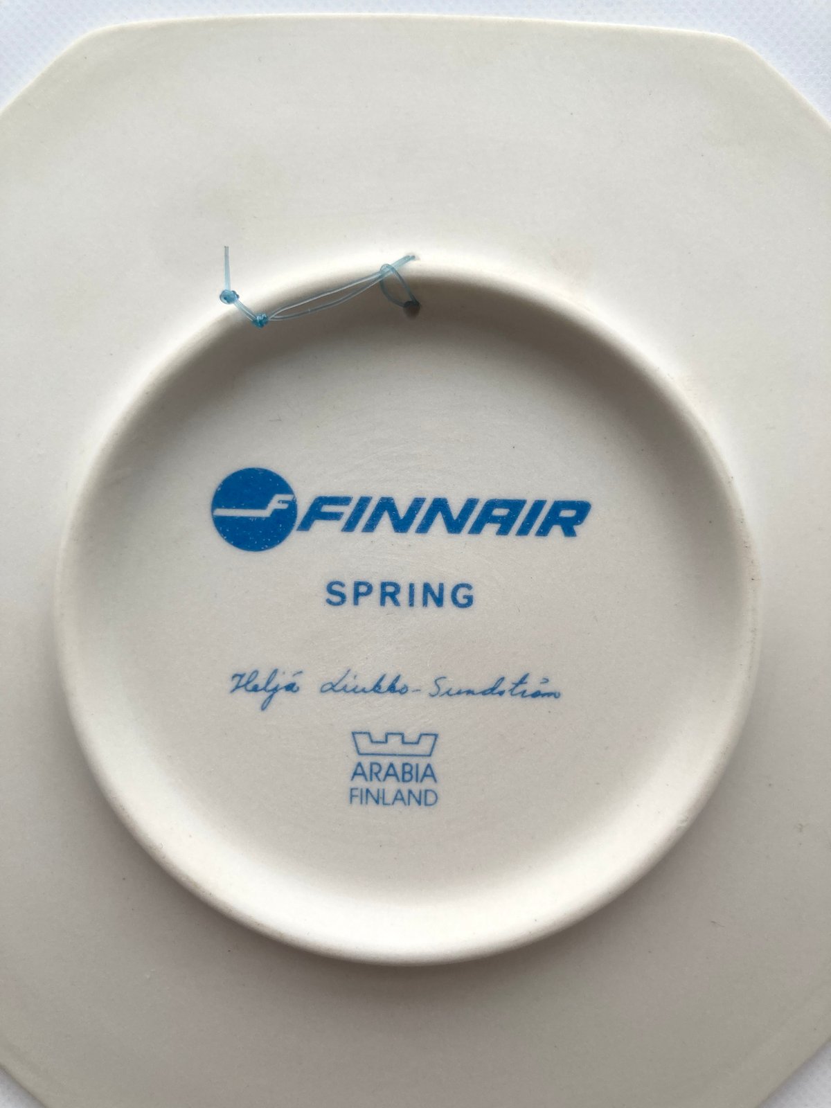 ARABIA（アラビア）／FINNAIR（フィンエアー）／陶板／Heljä Liukko-Su