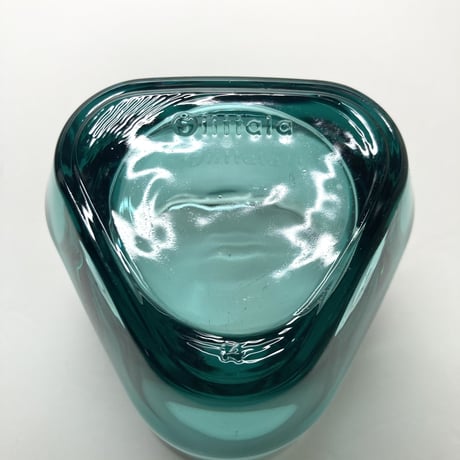 iittala（イッタラ）／TRIS／キャンドルホルダー／シーブルー