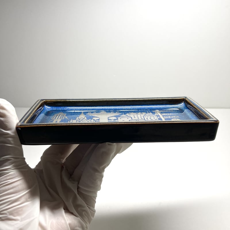 【2枚セット】グスタフスベリ/スヴェン・ヨンソン　ラグーン　スクエアトレイ9cm Gustavsberg（グスタフスベリ）／Lagun（ラグーン）／スクエアトレイ