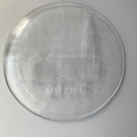 フィンランドで見つけた飾り皿／Turku（トゥルク）という町のプレート 17.5cm