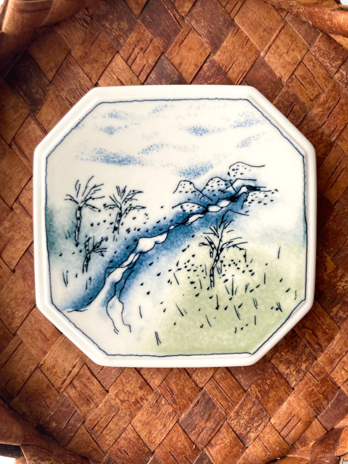 ARABIA（アラビア）／FINNAIR（フィンエアー）／陶板／Heljä Liukko-Su