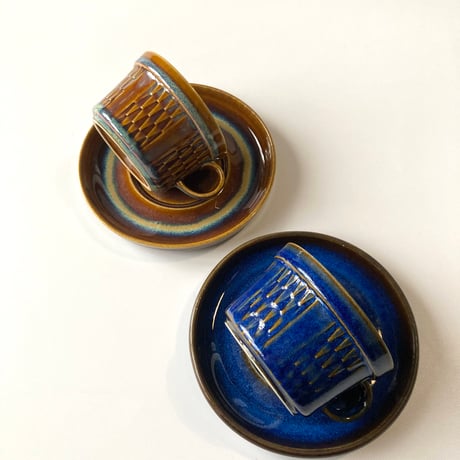 Søholm（スーホルム）／Granit（グラニット）／カップ＆ソーサー／ダークブルー　no.01