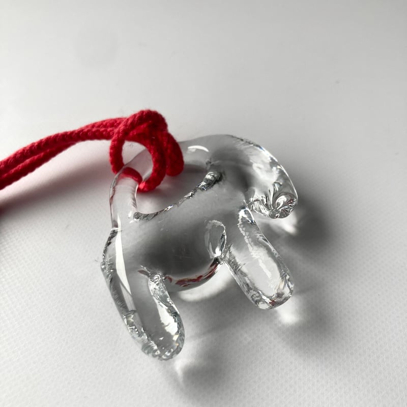 Kosta Boda社/ ヤギ オーナメント / Bertil Vallien（ヴァーティル