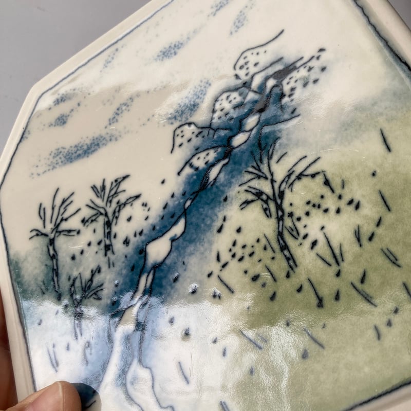 ARABIA（アラビア）／FINNAIR（フィンエアー）／陶板／Heljä Liukko-Su