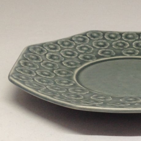 Kronjyden（クロニ―デン）／ Azur（アズール）／八角ソーサーφ14.5cm　02