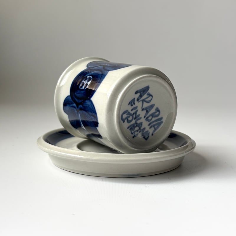 ARABIA（アラビア）｜Anemone（アネモネ）｜コーヒーカップ＆ソーサー