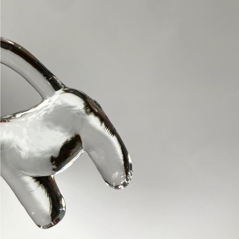 Kosta Boda社/ ヤギ オーナメント / Bertil Vallien（ヴァーティル