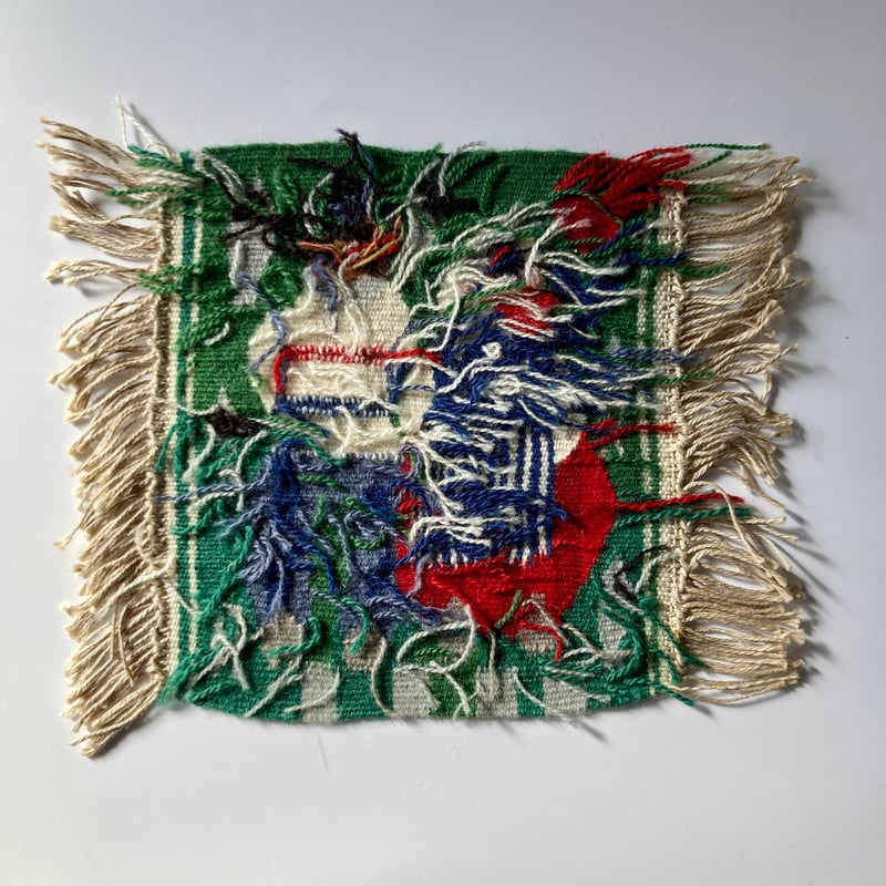 アンティーク 北欧スウェーデン フレミッシュ織 イエロークロッカス タペストリー スウェーデンの伝統織物／フレミッシュ織／タペストリー | HYGGE