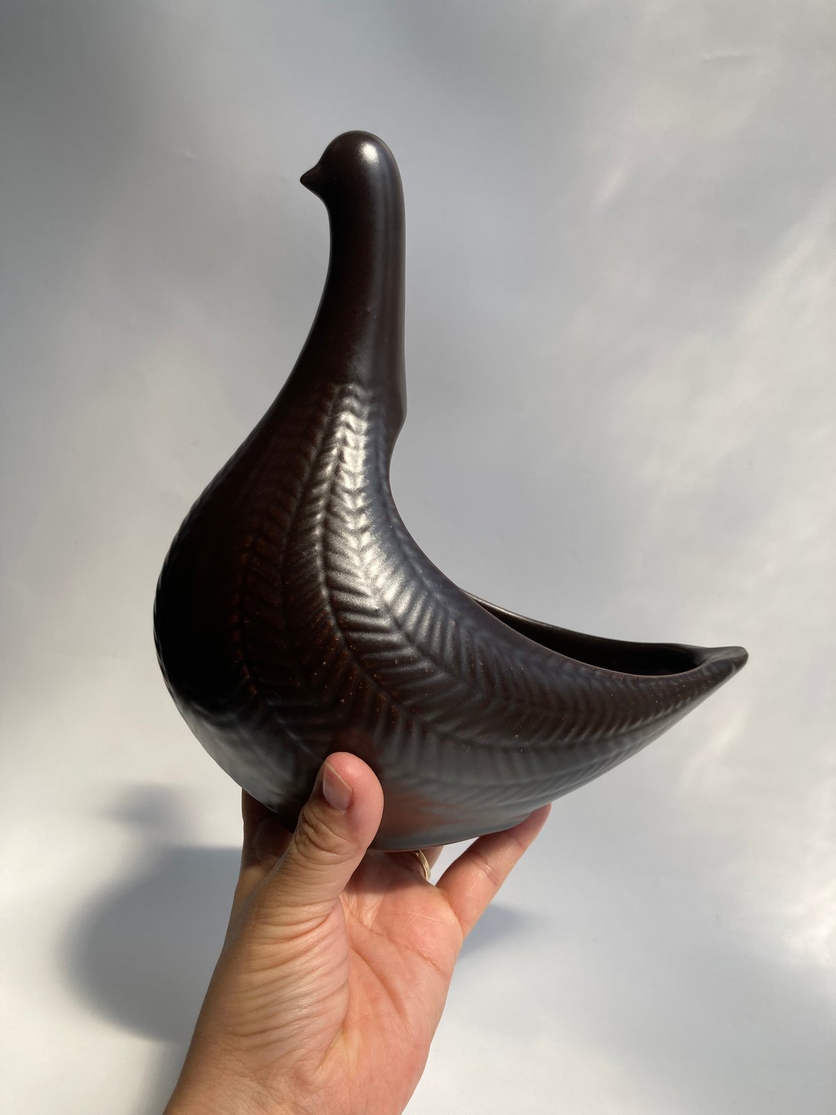 ノルウェー製／AWF社／凛としたハトのオブジェ／花瓶 | HYGGE