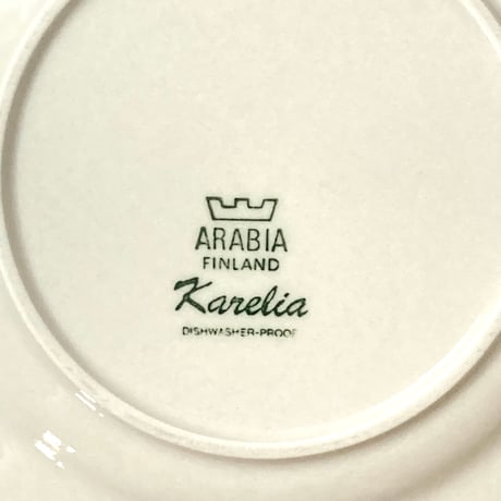 ARABIA（アラビア）／Karelia （カレリア）／プレート17cm