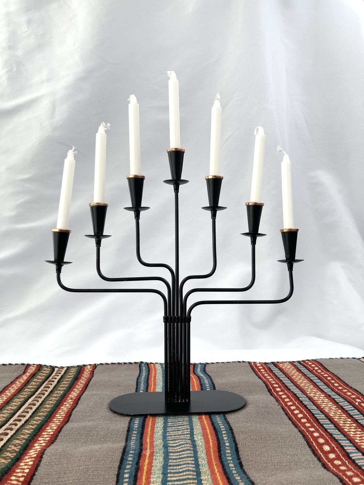 グンナーアンデル　Gunnar Ander　キャンドルホルダー　北欧ヴィンテージ Gunnar Ander/グンナー・アンダー》キャンドルホルダー/ブルー