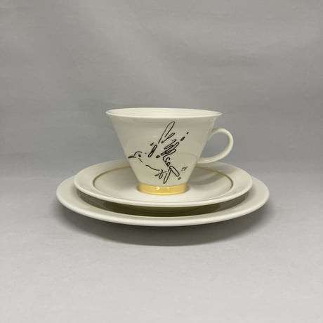 ARABIA（アラビア）／Harlekin Gold（ハレキン  ゴールド）／コーヒーカップ＆ソーサー　01