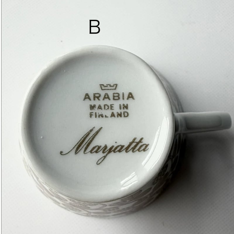 ARABIA（アラビア）｜Marjatta（マルヤッタ）｜カップ＆ソーサーセット