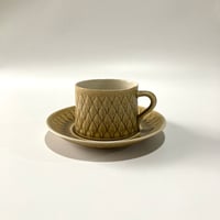 Quistgaard（クイストゴー）／Relief（レリーフ）／ティーカップ＆ソーサー／no.01