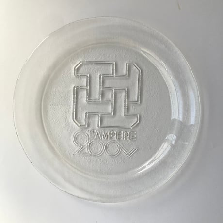フィンランドで見つけた飾り皿／Tampere（タンペレ）という町のプレート 24cm