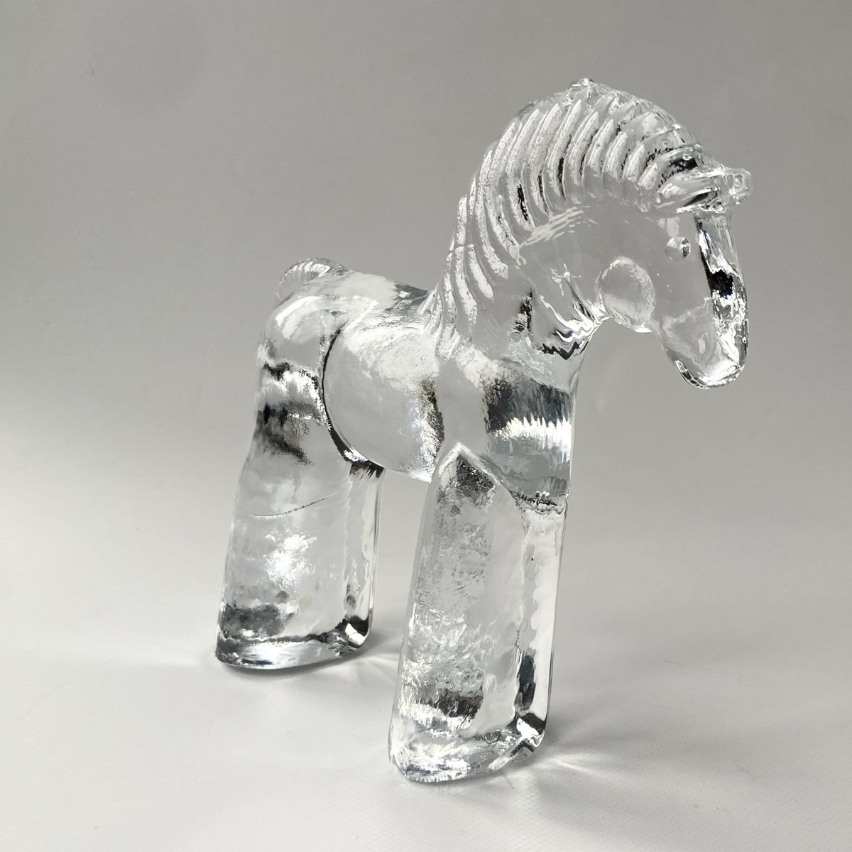 Kosta Boda社/ 馬 ガラスオブジェ / Bertil Vallien（ヴァーティル