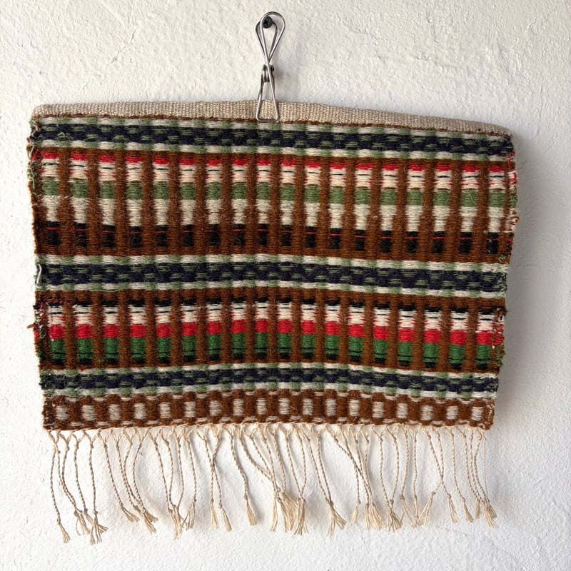 スウェーデン伝統織物／Bunden Rosengång（ブンデンローゼンゴン