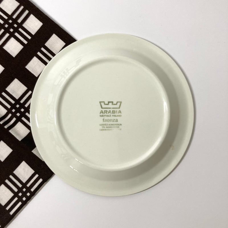 ARABIA（アラビア）／ Faenza（ファエンツァ）／プレート16.8cm | HYGGE