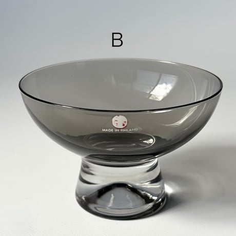 iittala（イッタラ）｜Tapio Wirkkala（タピオヴィルカラ）｜2092｜ヴィンテージグラス（1950s - 1960s）｜グレー