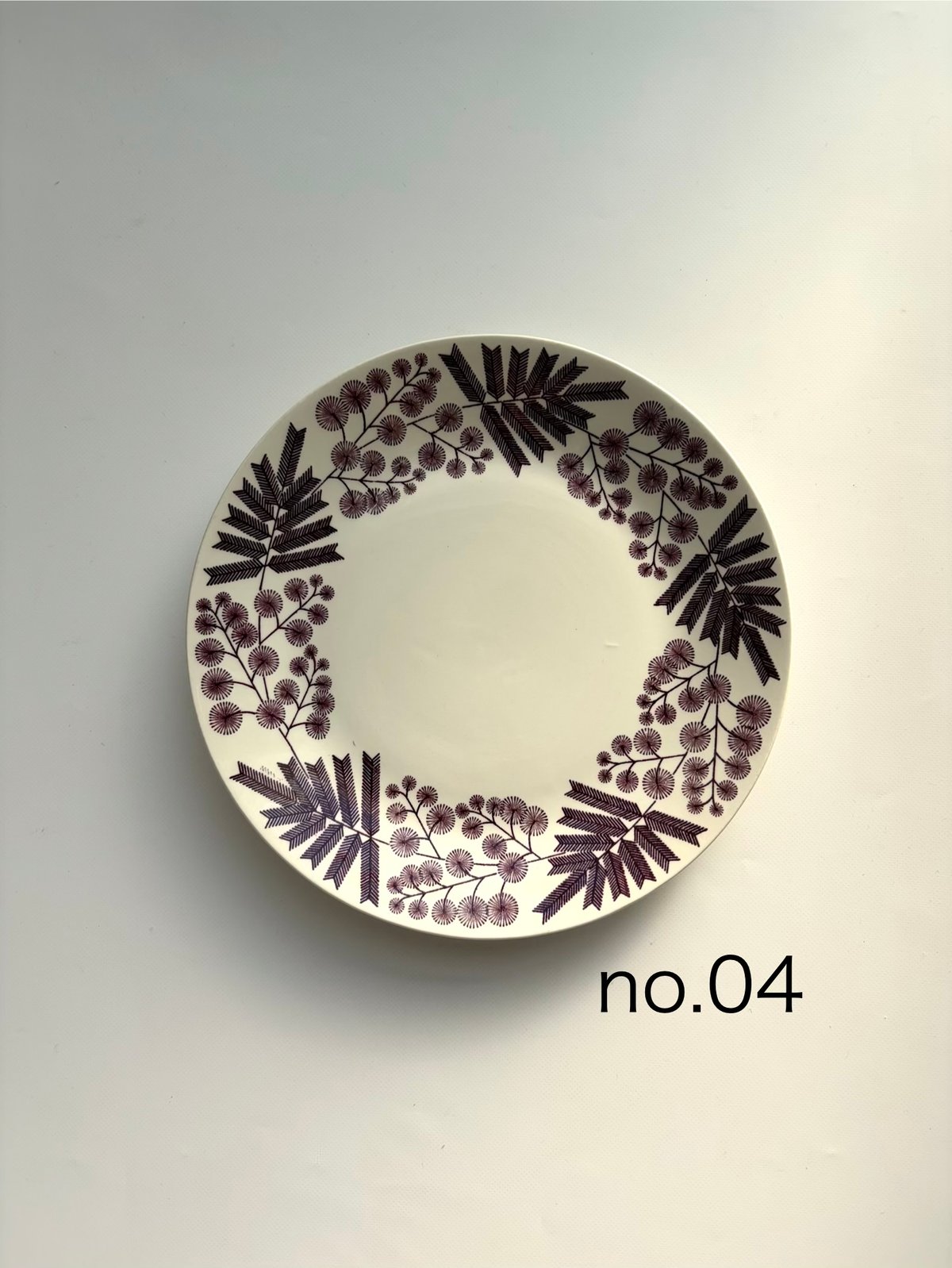 美品 希少！Gefle /Mimosaミモザ/ディーププレート/北欧ヴィンテージ 美品 希少！Gefle /Mimosaミモザ/ディーププレート/北欧ヴィンテージ