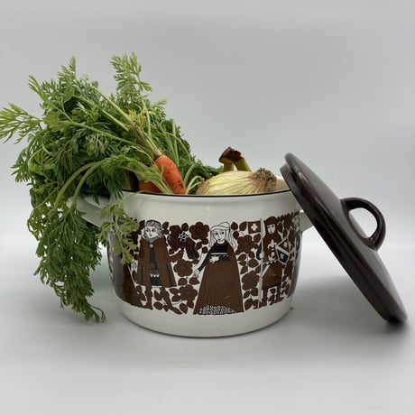 【Discount】 FINEL（フィネル）／Ritari（リタリ）／ホーロー両手鍋（3.5L）  02