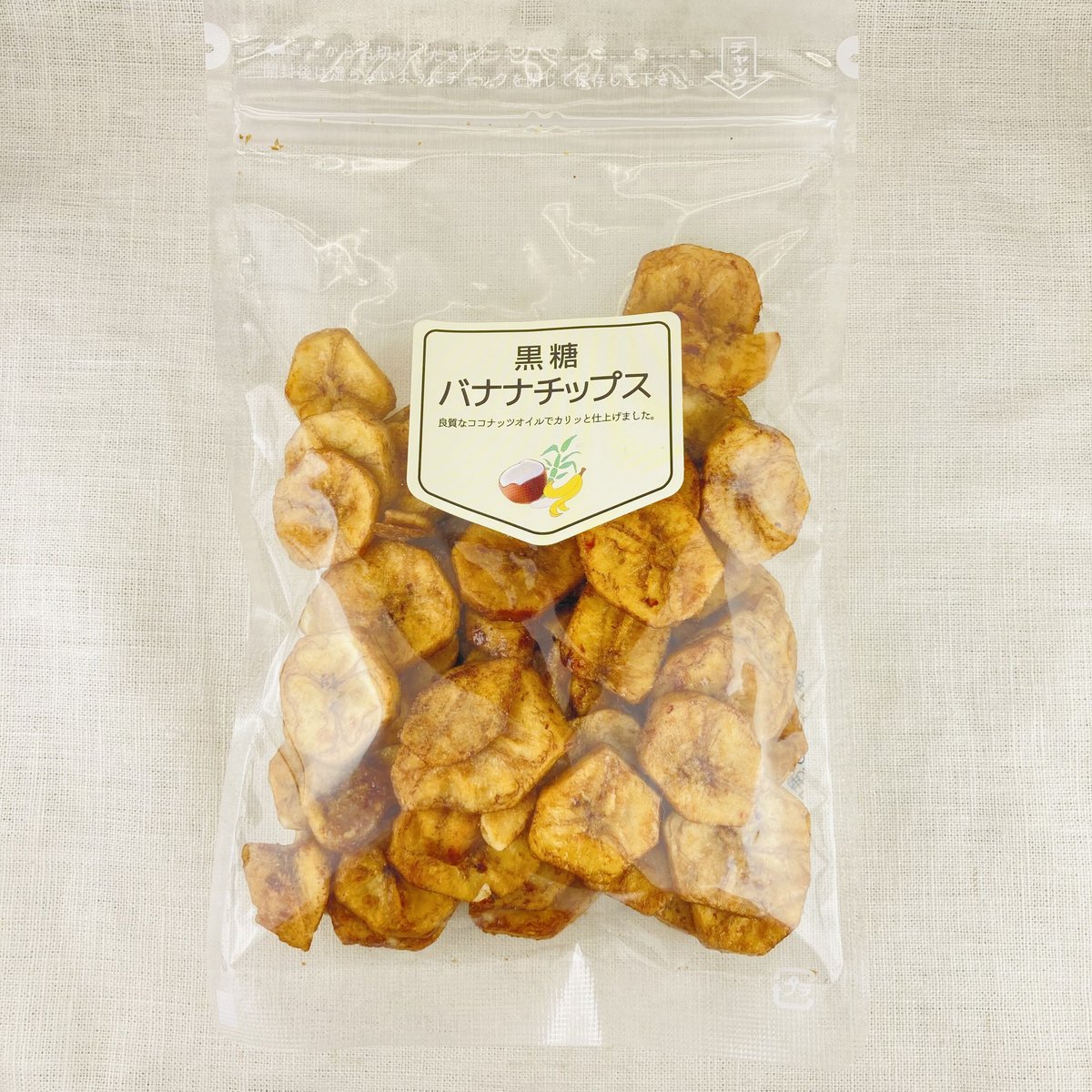 バナナチップス8kg (1kgx8袋) チャック袋 ココナッツオイル使用 黒田屋 バナナチップス8kg (1kgx8袋) チャック袋 ココナッツオイル使用 黒田屋