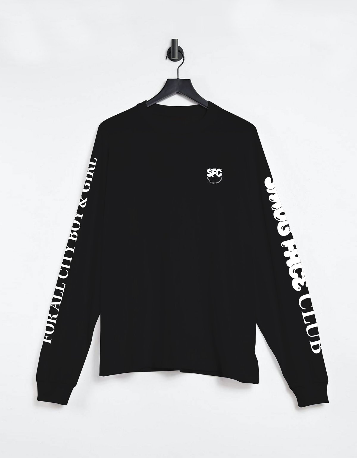 Tシャツ(長袖+七分) deep sea club FAKE LIVE LONG TEE T-BOXTY-LS Long-sleeve T-shirt with Livestream print