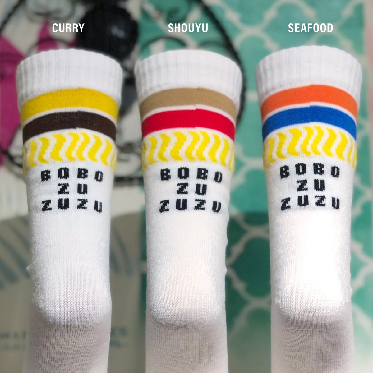 bobo x ZUZUZU Noodle Socks | ZUZUZU