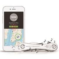 KEYSMART PRO ホワイト キースマート プロ tile 内臓 LEDライト 付き トラッキング キーケース