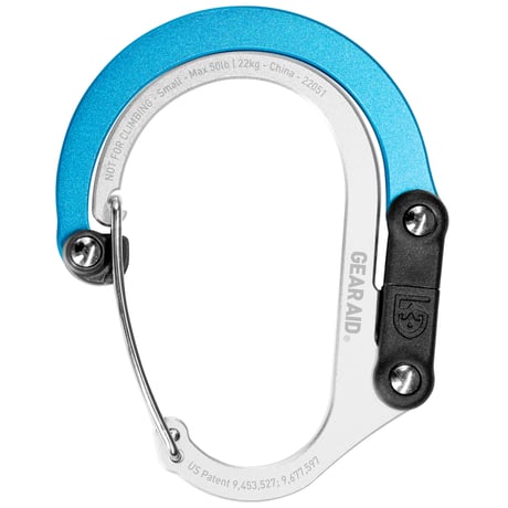 HEROCLIP Small ヒーロークリップ スモール 静止荷重 22kg カラビナ型フック バックハンガー 国内正規品 GEAR AID